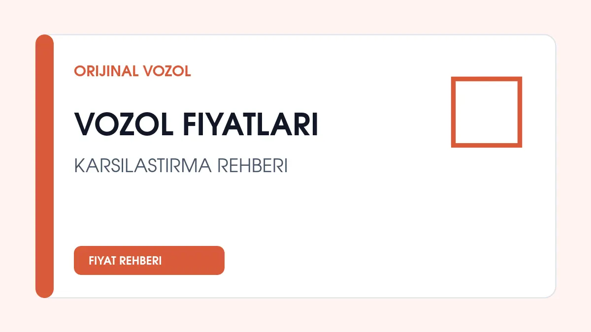 Vozol Fiyatları Karşılaştırma Rehberi: Seri, Kapasite ve Stok